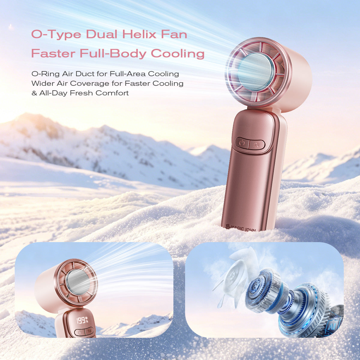 Mini Handheld Cooling Fan