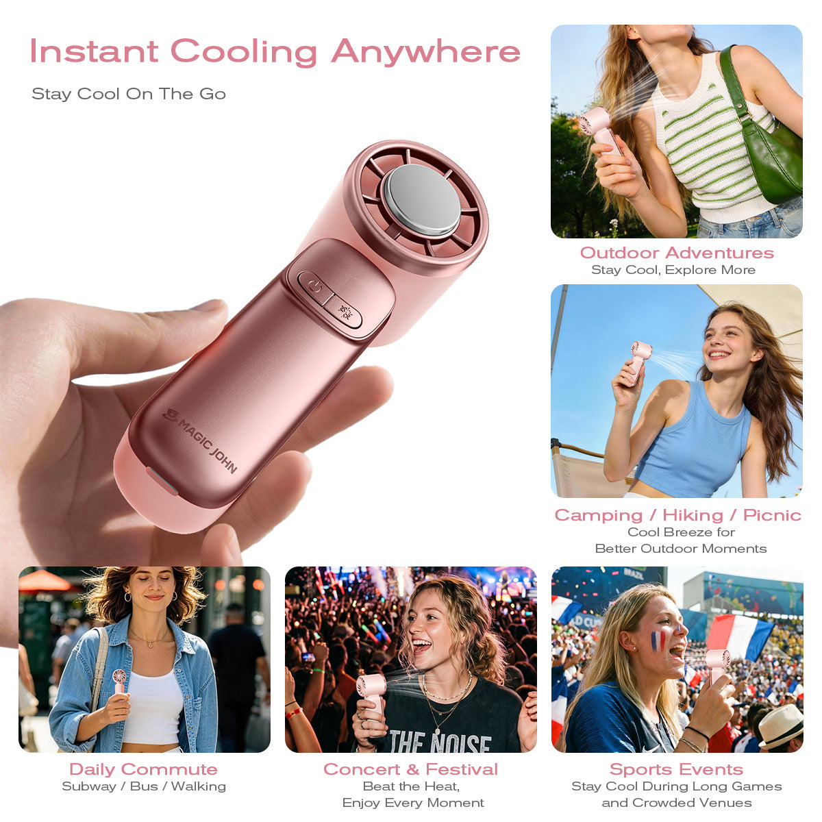 Mini Handheld Cooling Fan